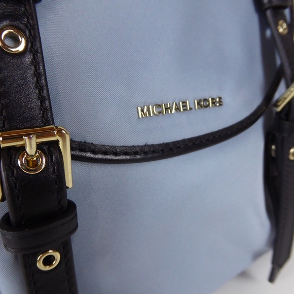 Michael Kors Sm Leila Backpack Nylon & Leather NWT - Picture 2 of 8